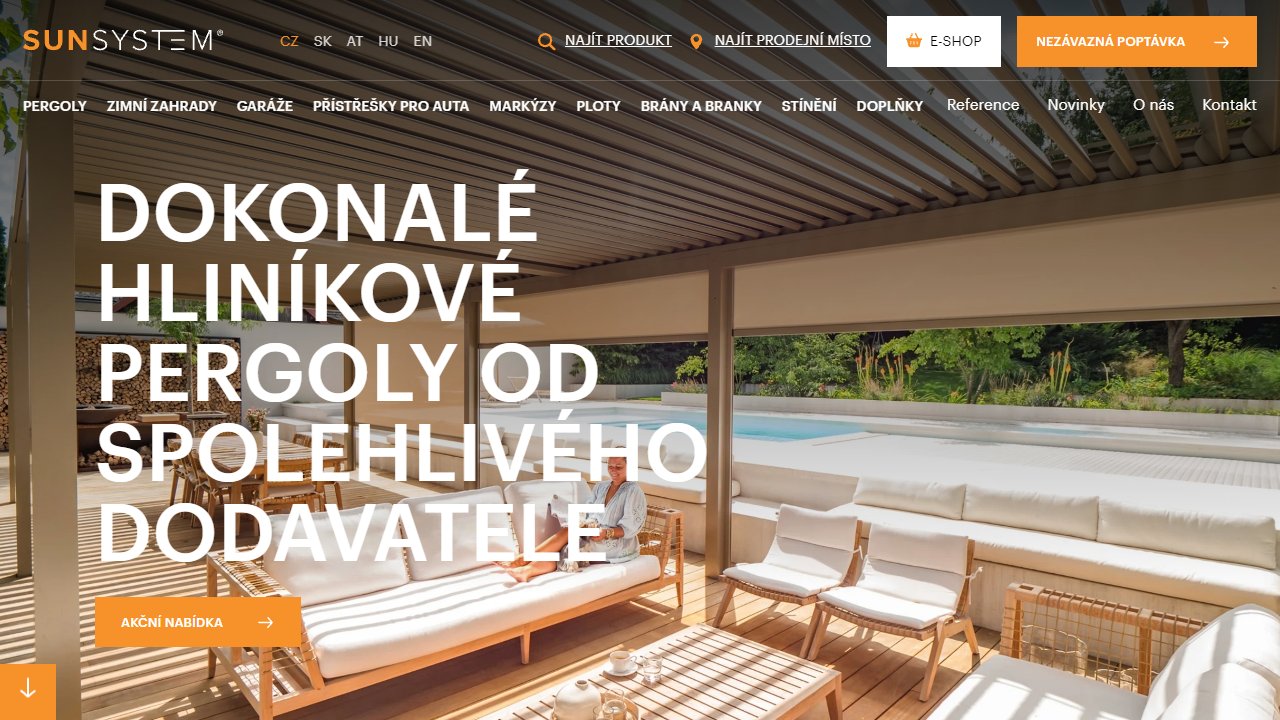 SunSystem – webová prezentace